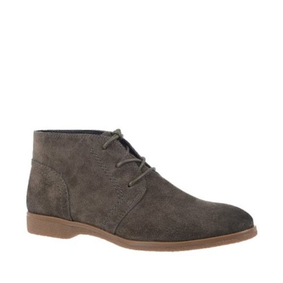Franco Sarto Pebbles Ankle Chukka Bootie Brown Suede Leather - Picture 1 of 9